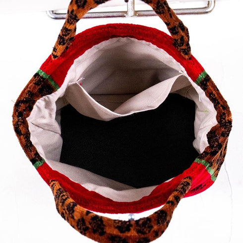 バッグ 横浜ナナ 湘南ナナ NANA ちょこバッグ ジャガー柄 アカ nn-tyk13-B