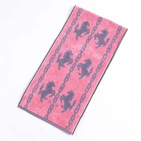 タオル 横浜ナナ NANA スポーツタオル ホース ピンクグレー nn-spt132