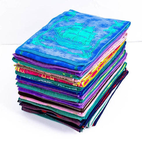 タオル 横浜ナナ 湘南ナナ NANA フェイスタオル ハーフ ローズパピヨン柄 パープル濃パープル nn-fth9-L