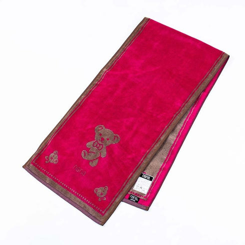 タオル 横浜ナナ NANA スポーツタオル ベア チェリーピンクグレー nn-spt95