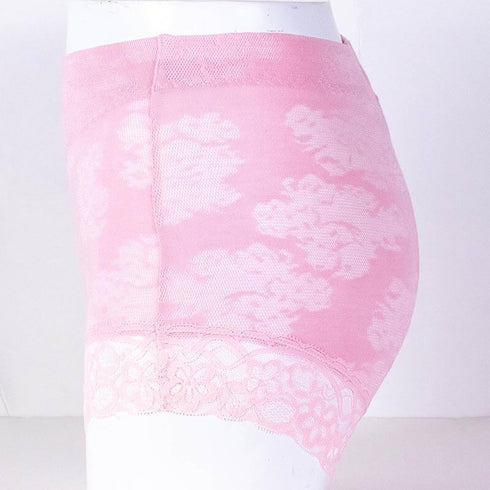ショーツ 下着 TUNIC モダールメッシュ/プレミアムスムージー レースボクサー ピンク 2137M-B