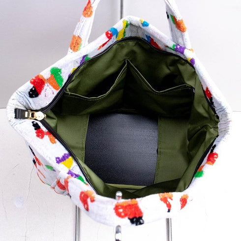 バッグ 横浜ナナ NANA トートバッグ小 パピヨン シロ多色 nn-tts3A