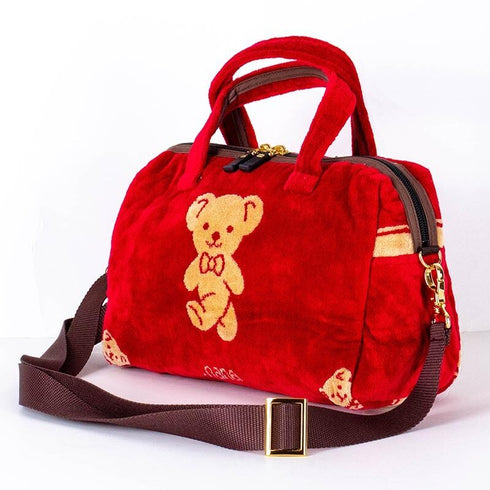 バッグ 横浜ナナ 湘南ナナ NANA 2Wayバック ベア柄 アカベージュ nn-2way7-C