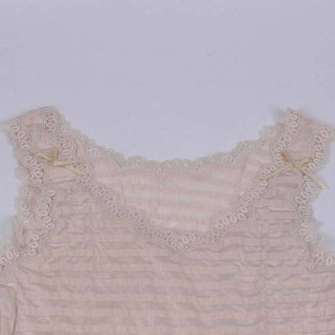 ランニング 下着 TUNIC【定番】サッカーボーダー ランニングシャツ ベージュ フリーサイズ 9009-C