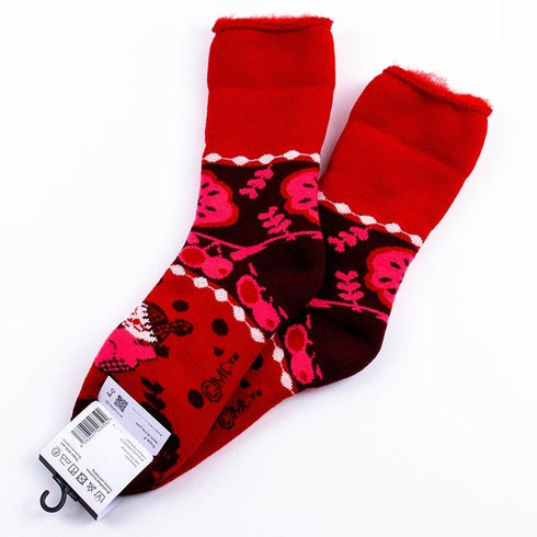 ソックス MOOMIN モコモコソックス ミィ タンシ/ダンス レッド サイズM 36-38 (22.5ー25cm)MM043MRD