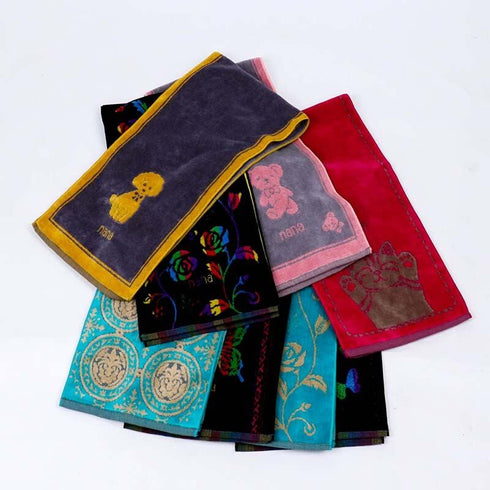 タオル 横浜ナナ 湘南ナナ NANA フェイスタオル ハーフ バイキング ライトグリーンシロ nn-fth29-D