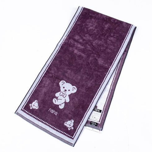 タオル 横浜ナナ 湘南ナナ NANA スポーツタオル ベア グレーシロ nn-spt201