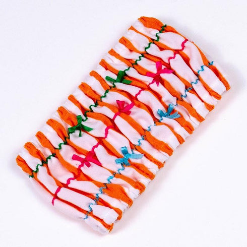 ヘアバンド TUNIC しましまのリボンバンド オレンジ 17166-C