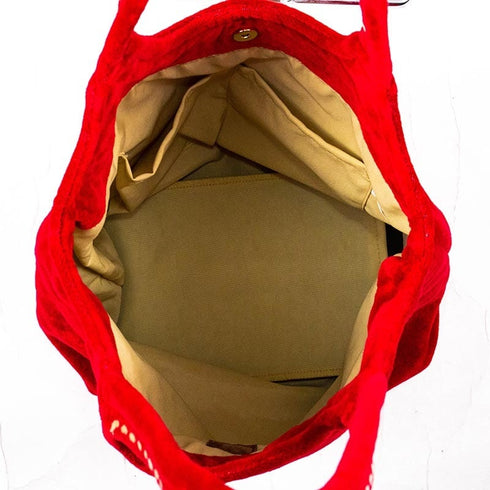 バッグ 横浜ナナ NANA ストリートバッグ バンザイネコ柄 アカベージュ nn-st29-C