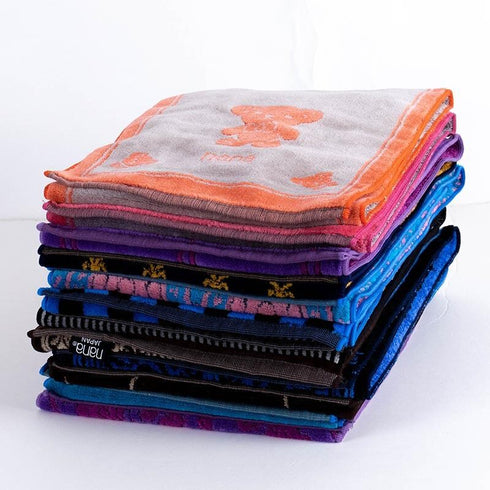 タオル 横浜ナナ NANA フェイスタオル ハーフ ドーム柄 茶ベージュ nn-fth27-S