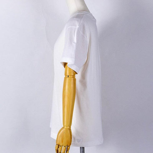 シャツ 横浜ナナ 湘南 NANA Tシャツ バンザイネコ柄 サイズL シロ nn-t4-A