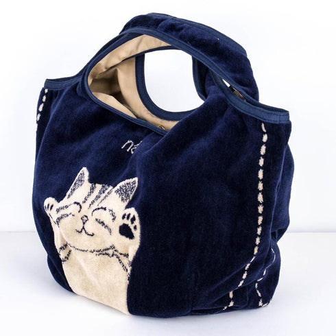 バッグ 横浜ナナ NANA Kバッグ バンザイネコ 紺ベージュ