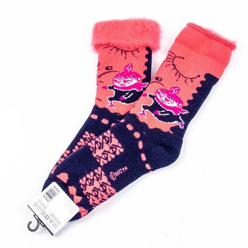 ソックス MOOMIN モコモコソックス ミィ― ネイビー  サイズM 36-38 (22.5ー25cm)MO038MNV