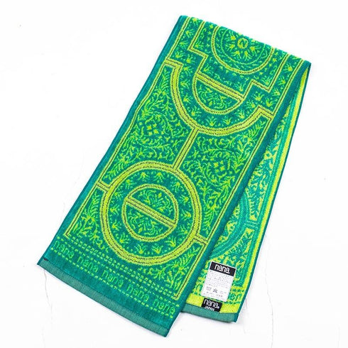 タオル 横浜ナナ NANA フェイスタオル ハーフ ドーム柄 グリーンライトグリーン nn-fth27-R