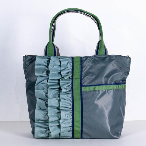 バッグ TUNIC シェルティのフリルBag グレー 18178-A