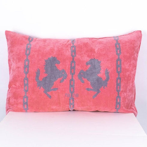 ピローケース 横浜ナナ 湘南ナナ NANA ピローケース ホース柄 ピンクグレー nn-pcs6-A