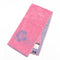 タオル 横浜ナナ NANA フェイスタオル ハーフ ハイビスカス柄 ピンクグレー nn-fth35-J