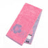 タオル 横浜ナナ NANA フェイスタオル ハーフ ハイビスカス柄 ピンクグレー nn-fth35-J