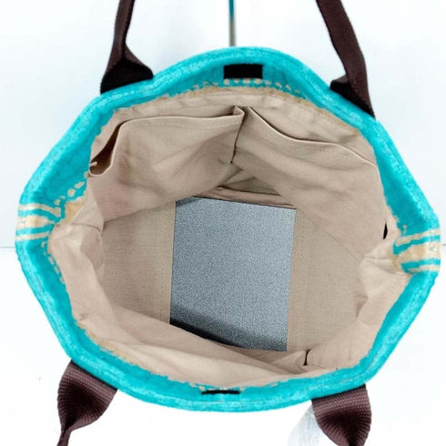 バッグ 横浜ナナ NANA ナナバッグ小 プードル ターコイズブルーベージュ nn-bs30