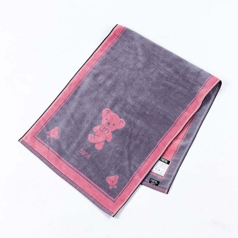 タオル 横浜ナナ 湘南ナナ NANA フェイスタオル ベア グレーピンク nn-ft18C