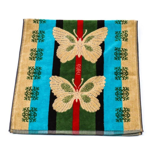 タオル 横浜ナナ NANA フェイスタオル B蝶 ベージュ nn-ft1