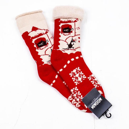 ソックス MOOMIN モコモコソックス ミィ― レッド サイズM 36-38 (22.5ー25cm)MO038MRD