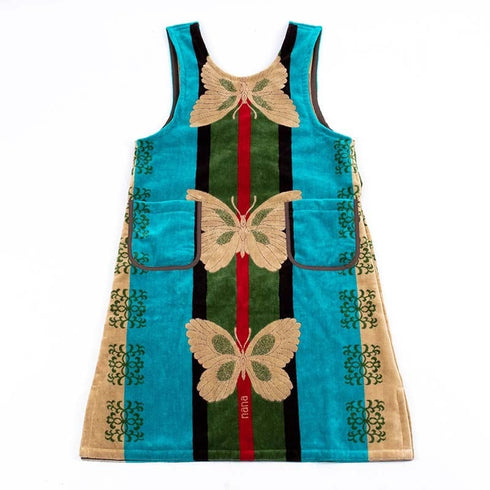 エプロン 横浜ナナ NANA ジャンパースカート B蝶 ベージュ nn-jbsk1A