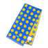 タオル 横浜ナナ 湘南ナナ NANA フェイスタオル ハーフ 水玉柄 ブルーイエロー nn-fth33-D