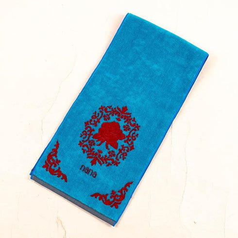 タオル 横浜ナナ 湘南ナナ NANA フェイスタオル ハーフ ローズ3柄 ブルーアカ nn-fth12-H