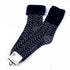 ソックス fromF モコモコソックス ヘリンボーン ネイビー サイズL 40-42 (26ー28.5cm)TV017LNV