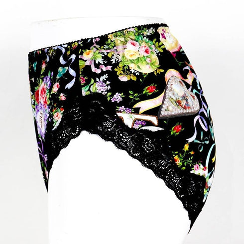 ショーツ 下着 TUNIC ビスコラピア・シャイニーデイ ショーツ クロ 1453L-D