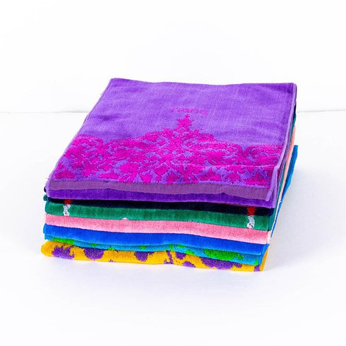 タオル 横浜ナナ NANA フェイスタオル ハーフ ローズ2柄 ライトブルーライトグリーン nn-fth11-T