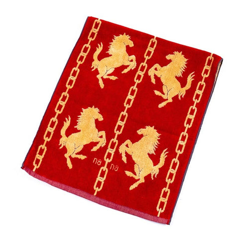 タオル 横浜ナナ 湘南ナナ NANA フェイスタオル ホース アカベージュ nn-ft25-C