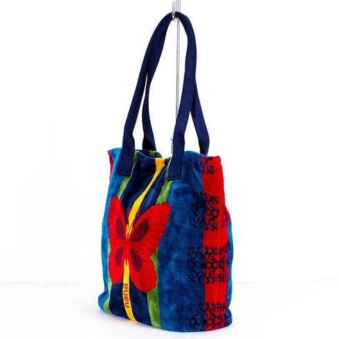 バッグ 横浜ナナ 湘南ナナ NANA H1バッグ B蝶柄 アカブルー nn-H1-19-F