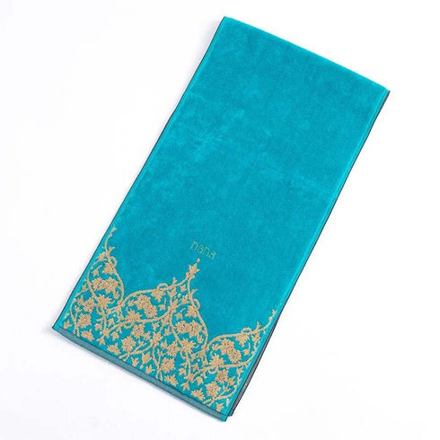 タオル 横浜ナナ NANA スポーツタオル インディア ターコイズブルーベージュ nn-spt127