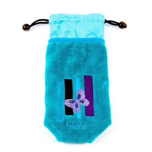 ケース 横浜ナナ NANA ペットボトルケース B蝶柄 ブルー nn-npbk1-B
