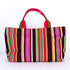 バッグ TUNIC タフタ転写プリントバービーストライプのミニBag マルチボーダー 18162-A