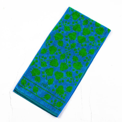 タオル 横浜ナナ NANA フェイスタオル ハーフ ローズ2柄 ライトブルーライトグリーン nn-fth11-T
