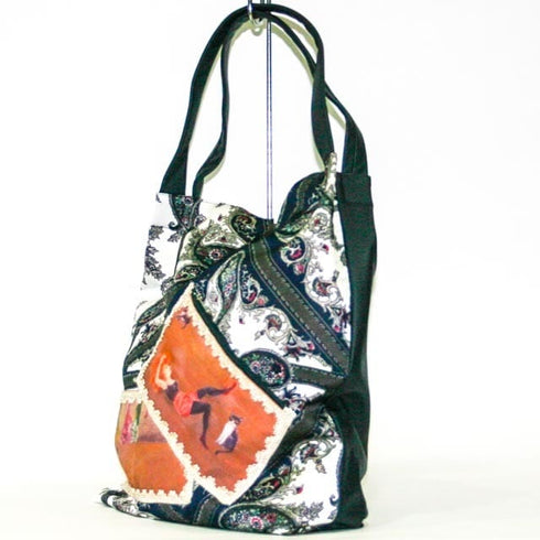 バッグ TUNIC 鴨居キャラ ダンサーのコラージュBag