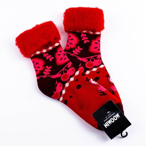 ソックス MOOMIN モコモコソックス ミィ タンシ/ダンス レッド サイズM 36-38 (22.5ー25cm)MM043MRD