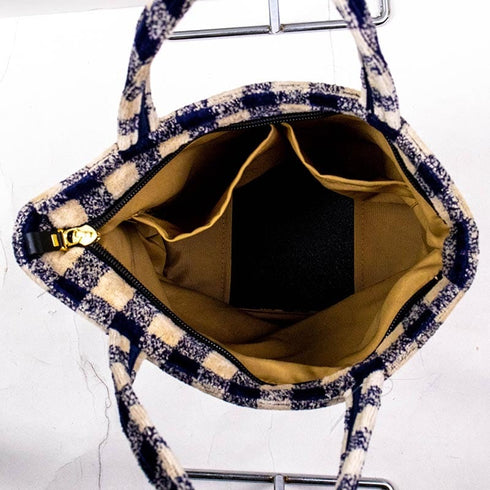 バッグ 横浜ナナ 湘南ナナ NANA H2バッグ スコッチテリア 紺ベージュ nn-H2-14B