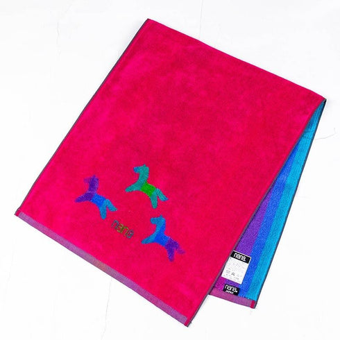 タオル 横浜ナナ 湘南ナナ NANA フェイスタオル ポニー柄 チェリーピンク多色 nn-ft29-C