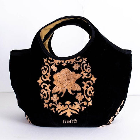 バッグ 横浜ナナ 湘南ナナ NANA Kバッグ ローズ3柄 クロベージュ nn-k57