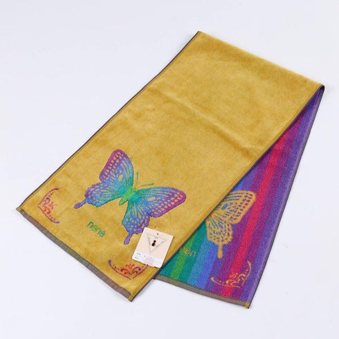 タオル 横浜ナナ NANA スポーツタオル アゲハ イエロー多色