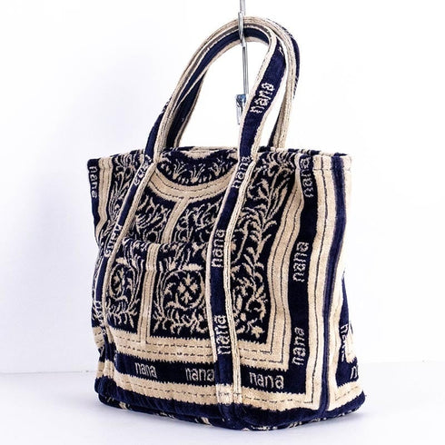 バッグ 横浜ナナ 湘南ナナ NANA トートバッグ小 ドーム 紺ベージュ nn-tts8A