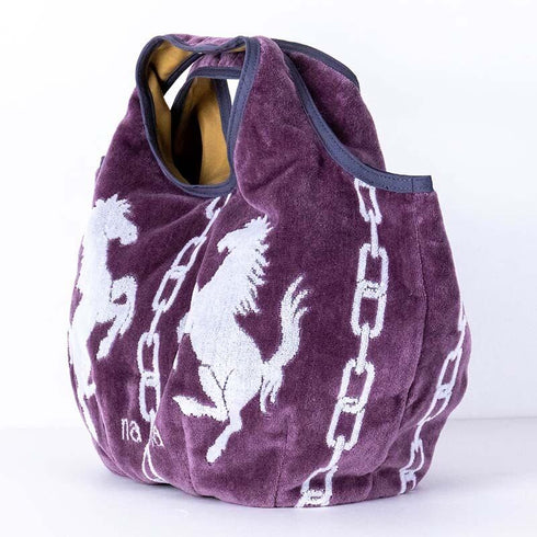 バッグ 横浜ナナ NANA Kバッグ ホース グレーシロ nn-k45