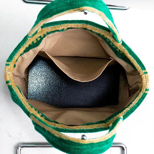 バッグ 横浜ナナ 湘南ナナ NANA ちょこバッグ プードル柄 グリーンベージュ nn-tyk8-F