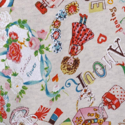 【送料無料】ワンピース TUNIC パイル裏起毛・ムーランCOCO スリットワンピース フリーサイズ ベージュ杢 43479-B