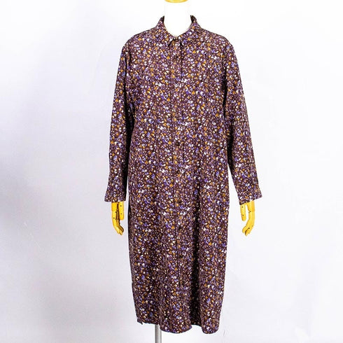 【セール】ワンピース TUNIC ラウンジウェア・ワンピースコレクション フリーサイズ シャツタイプワンピース AWS-49626-A