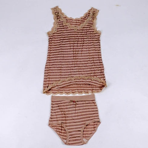 ランニング 下着 TUNIC【定番】サッカーボーダー ランニングシャツ モカ 9009-E